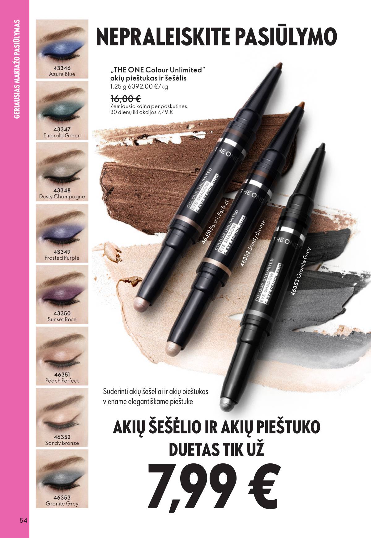 Oriflame - Oriflame akcijų katalogas 54 puslapis