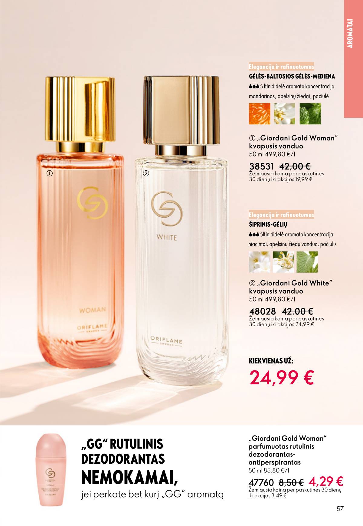 Oriflame - Oriflame akcijų katalogas 57 puslapis
