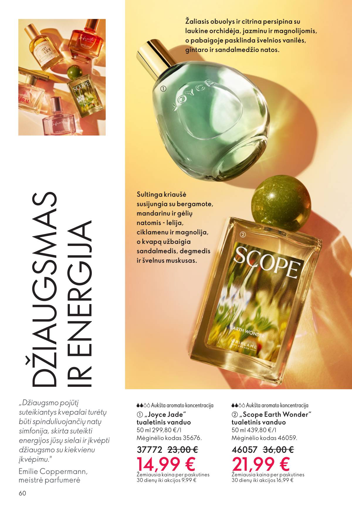 Oriflame - Oriflame akcijų katalogas 60 puslapis