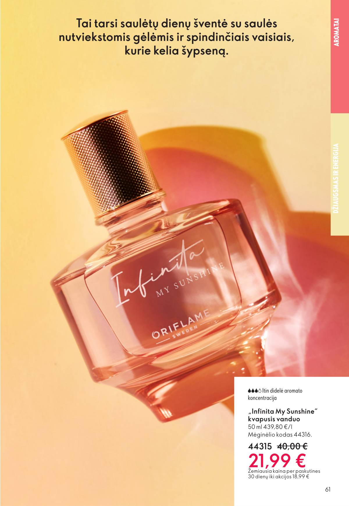 Oriflame - Oriflame akcijų katalogas 61 puslapis