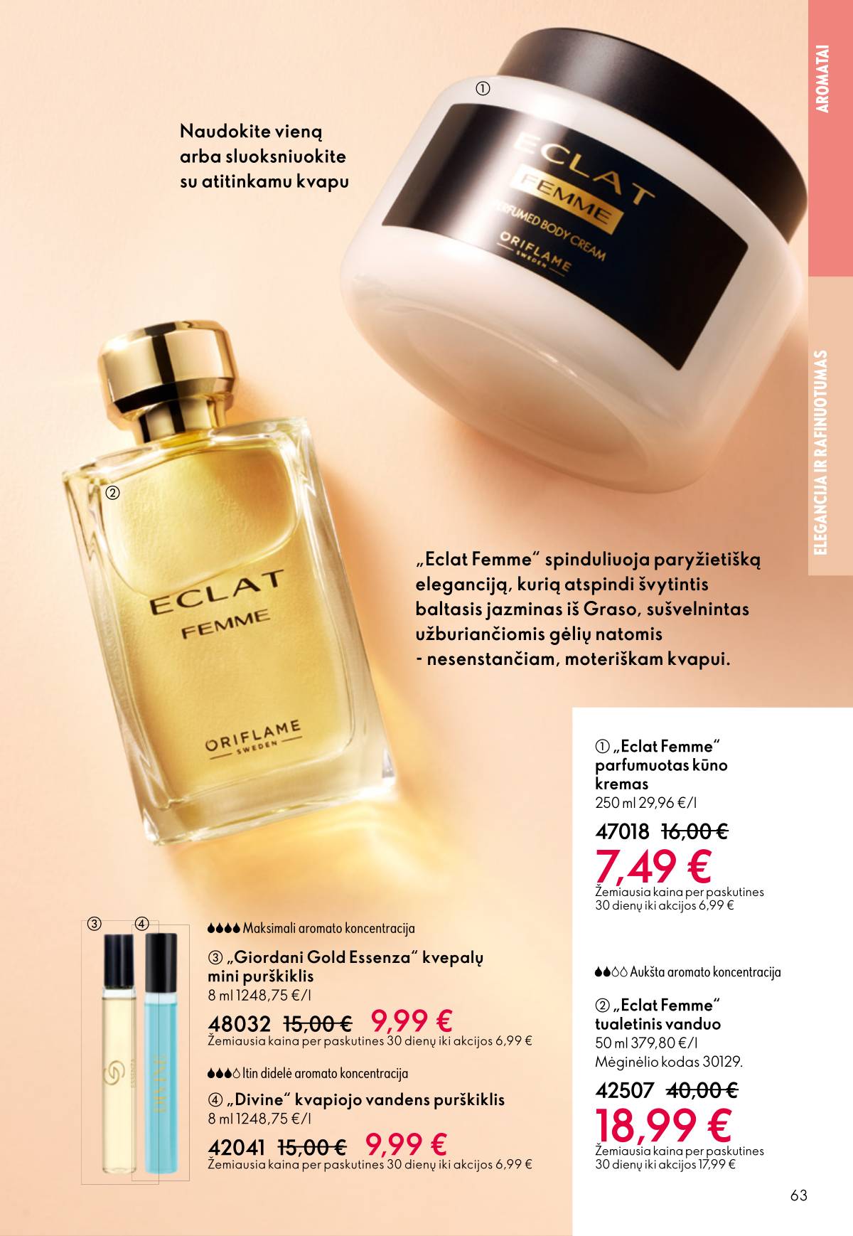 Oriflame - Oriflame akcijų katalogas 63 puslapis