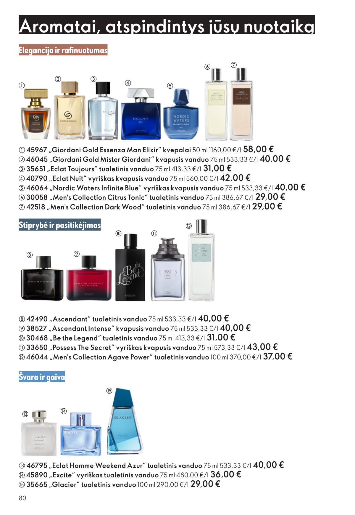 Oriflame - Oriflame akcijų katalogas 80 puslapis