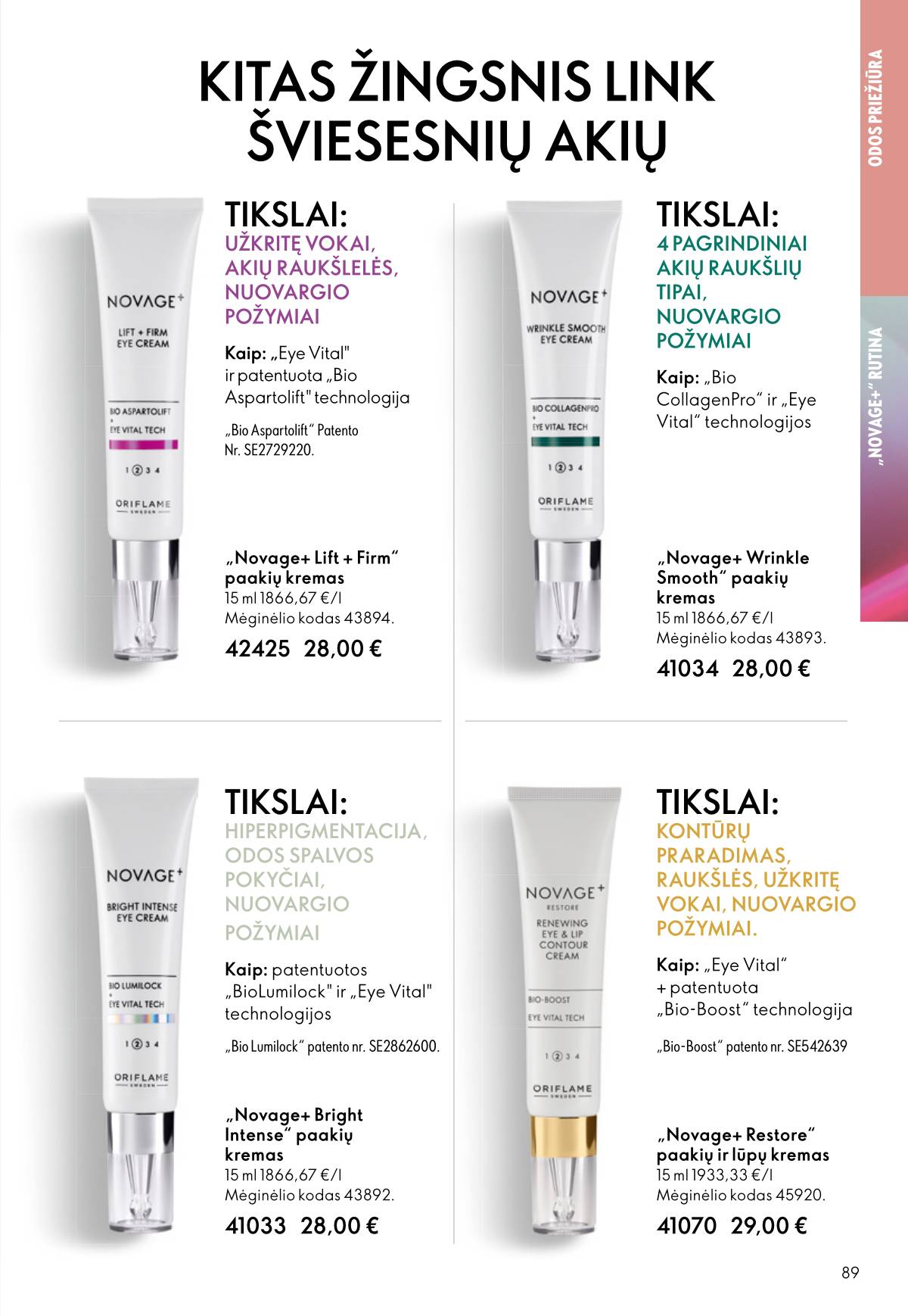 Oriflame - Oriflame akcijų katalogas 89 puslapis