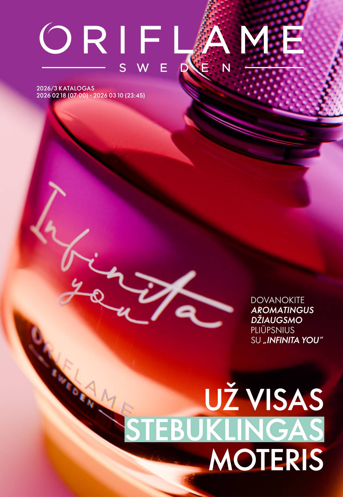 Oriflame - Oriflame akcijų katalogas 1 puslapis