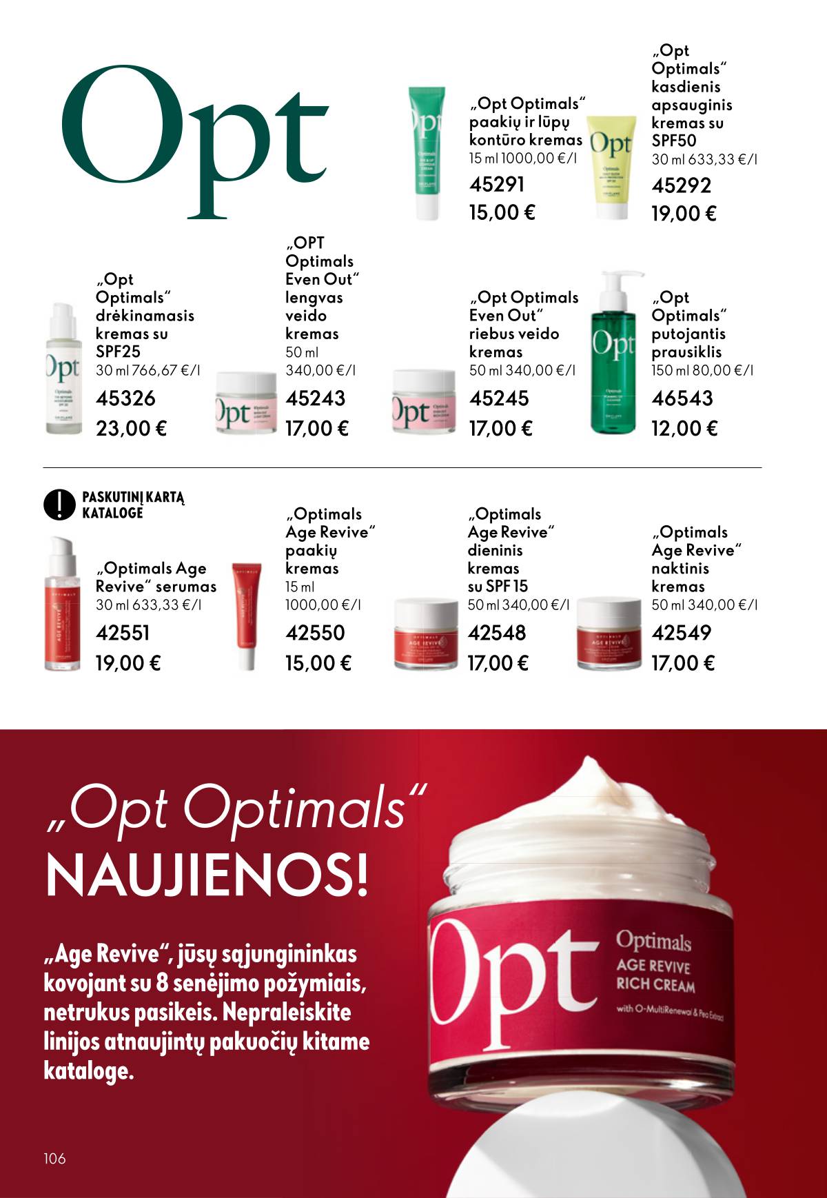 Oriflame - Oriflame akcijų katalogas 106 puslapis