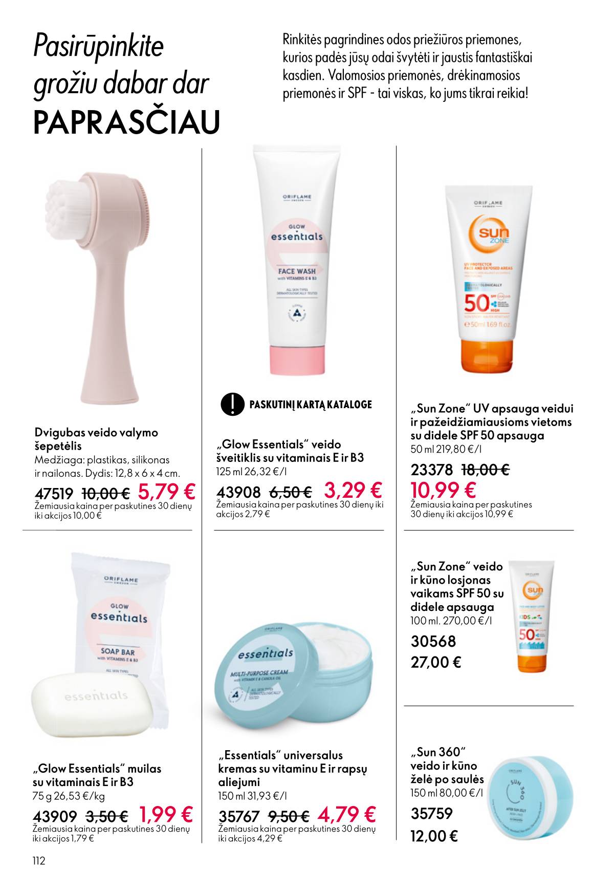 Oriflame - Oriflame akcijų katalogas 112 puslapis