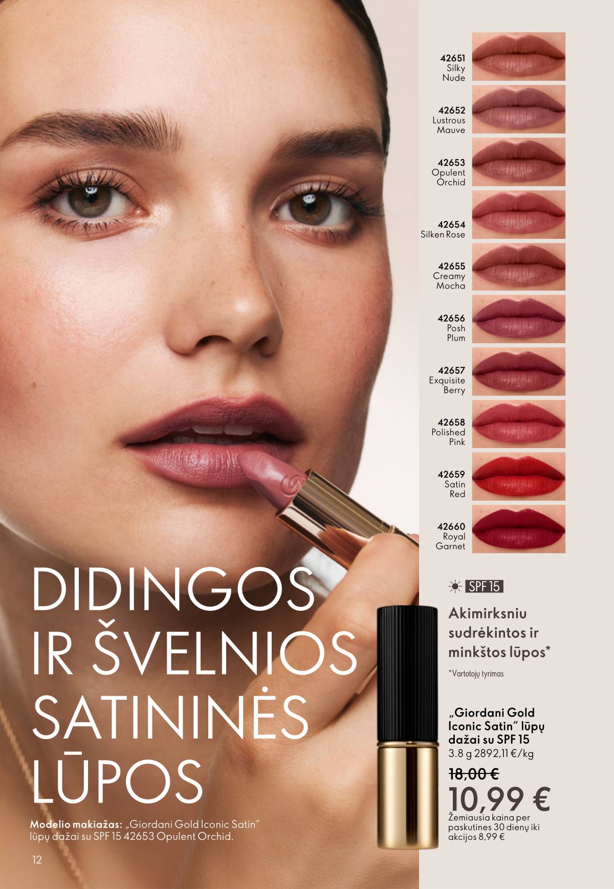 Oriflame - Oriflame akcijų katalogas 12 puslapis