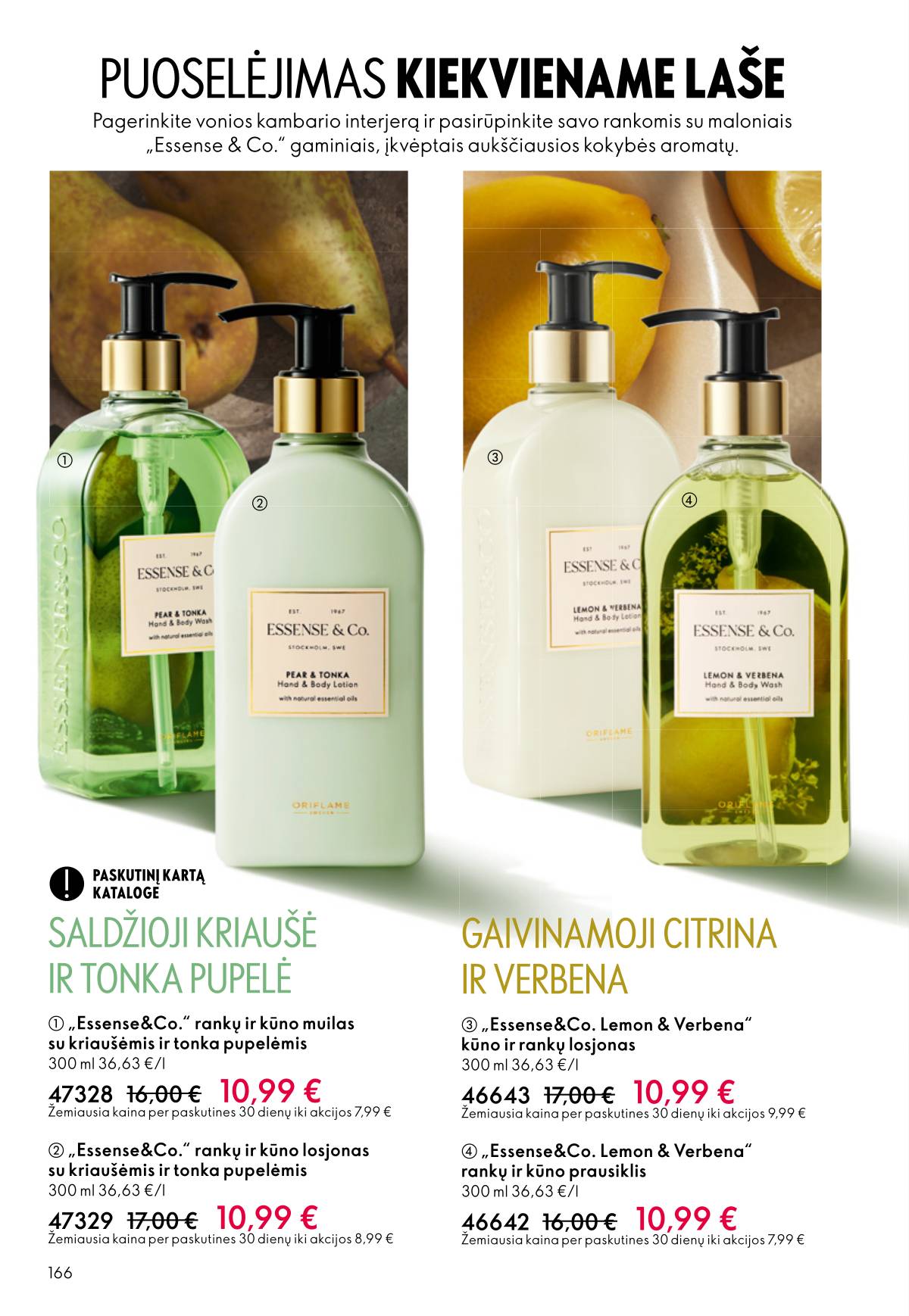 Oriflame - Oriflame akcijų katalogas 166 puslapis
