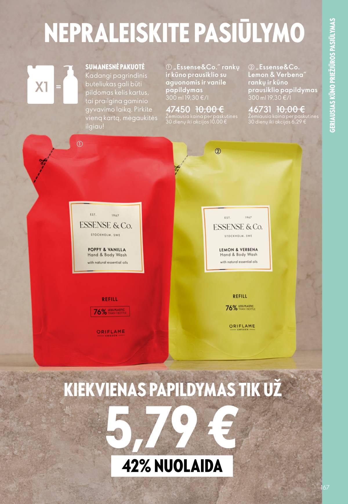Oriflame - Oriflame akcijų katalogas 167 puslapis