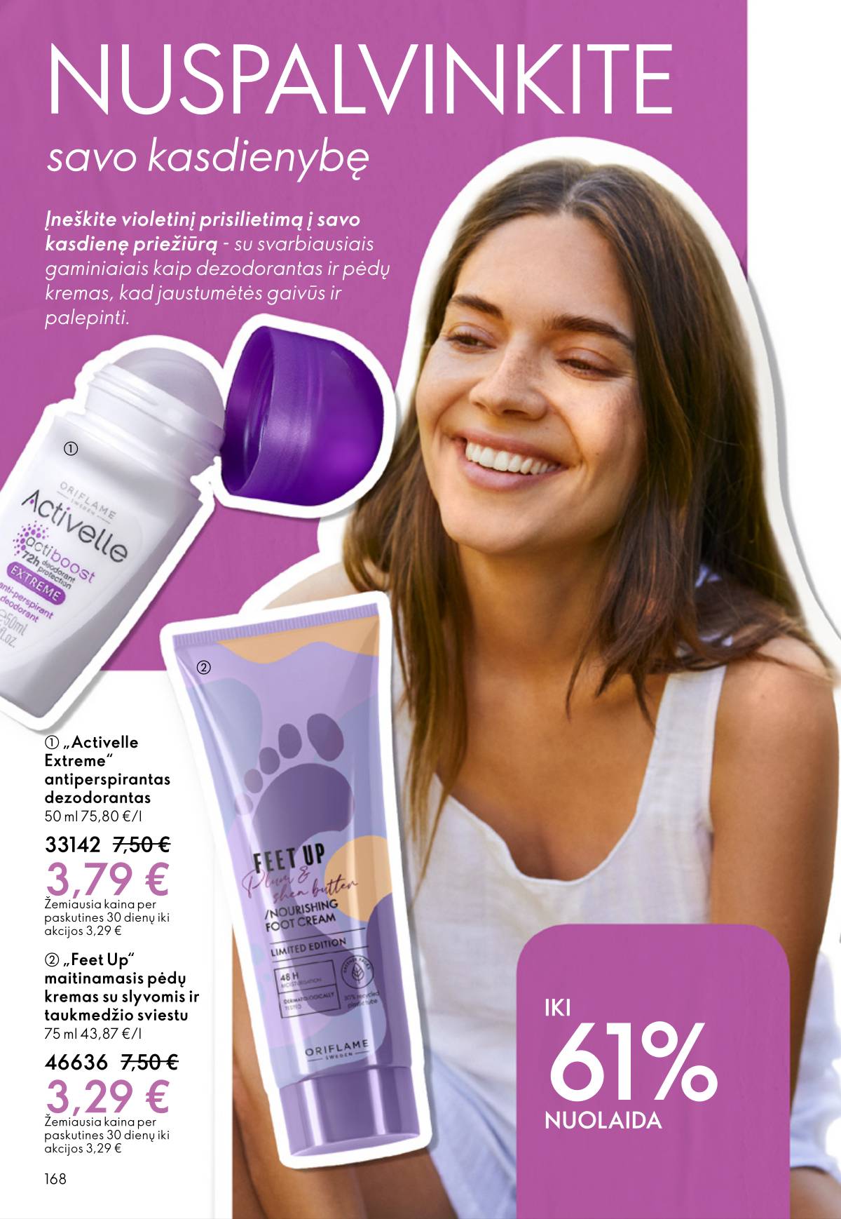 Oriflame - Oriflame akcijų katalogas 168 puslapis