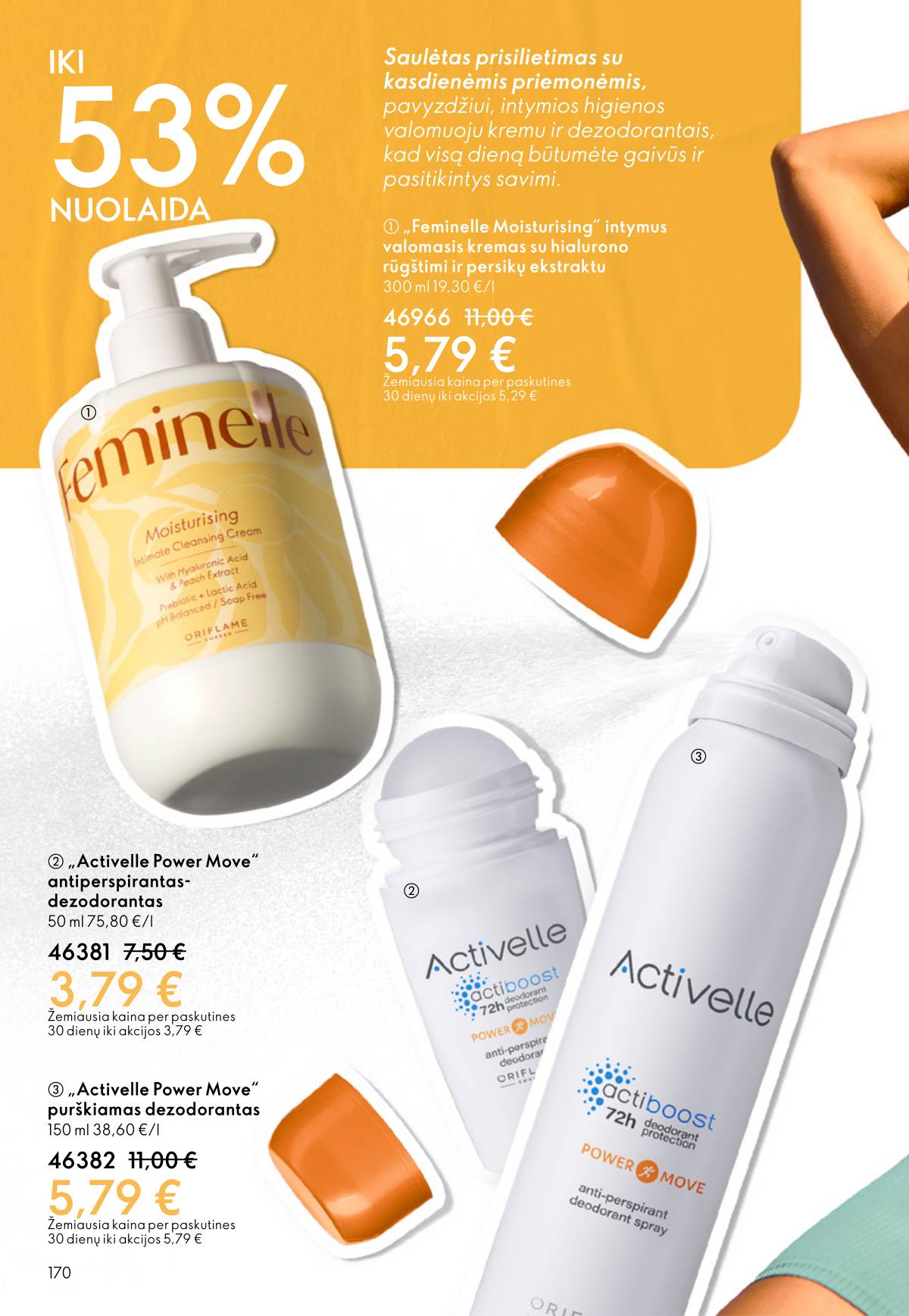 Oriflame - Oriflame akcijų katalogas 170 puslapis