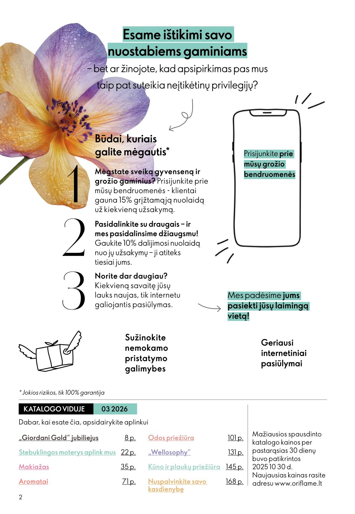 Oriflame - Oriflame akcijų katalogas 2 puslapis