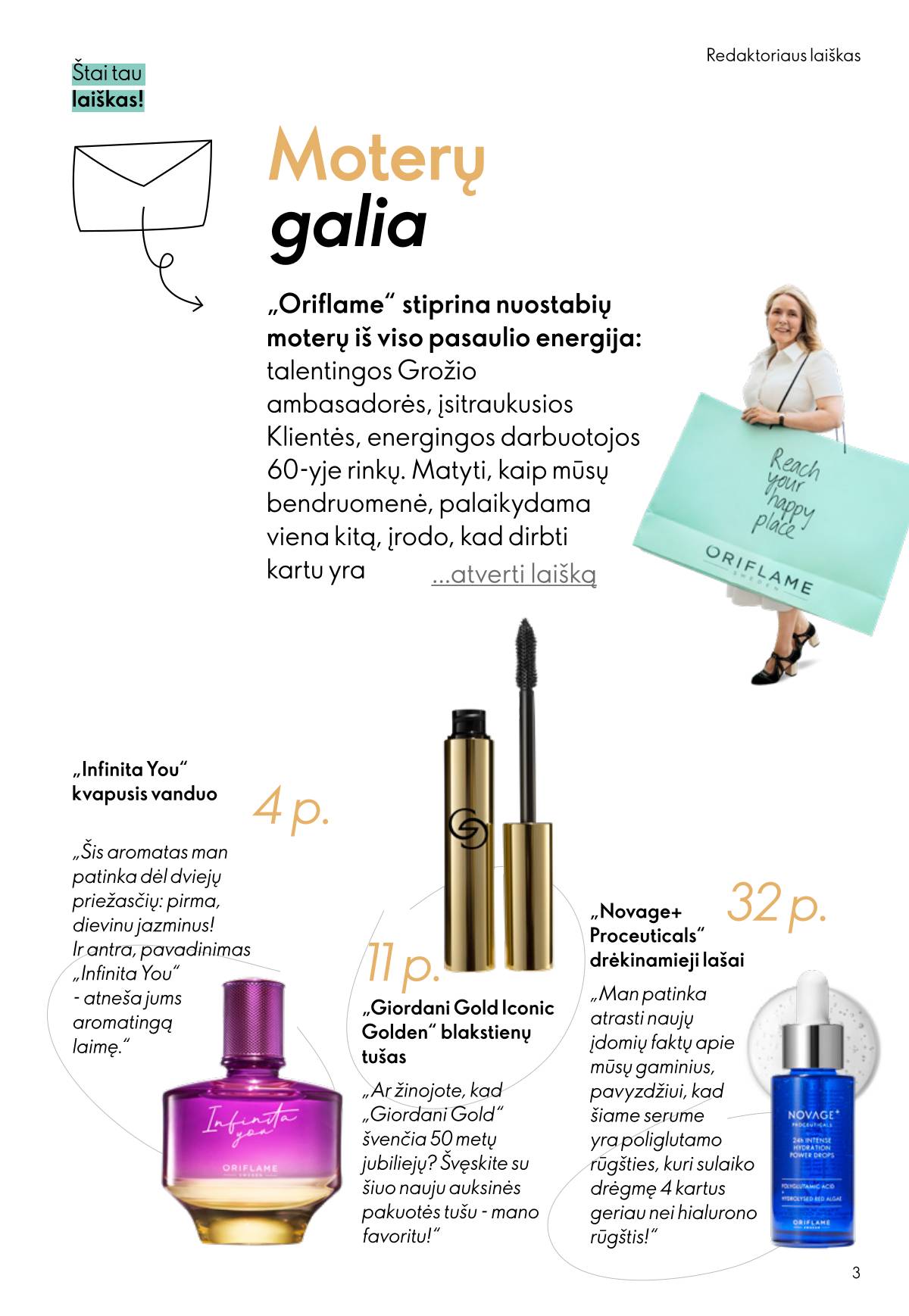 Oriflame - Oriflame akcijų katalogas 3 puslapis