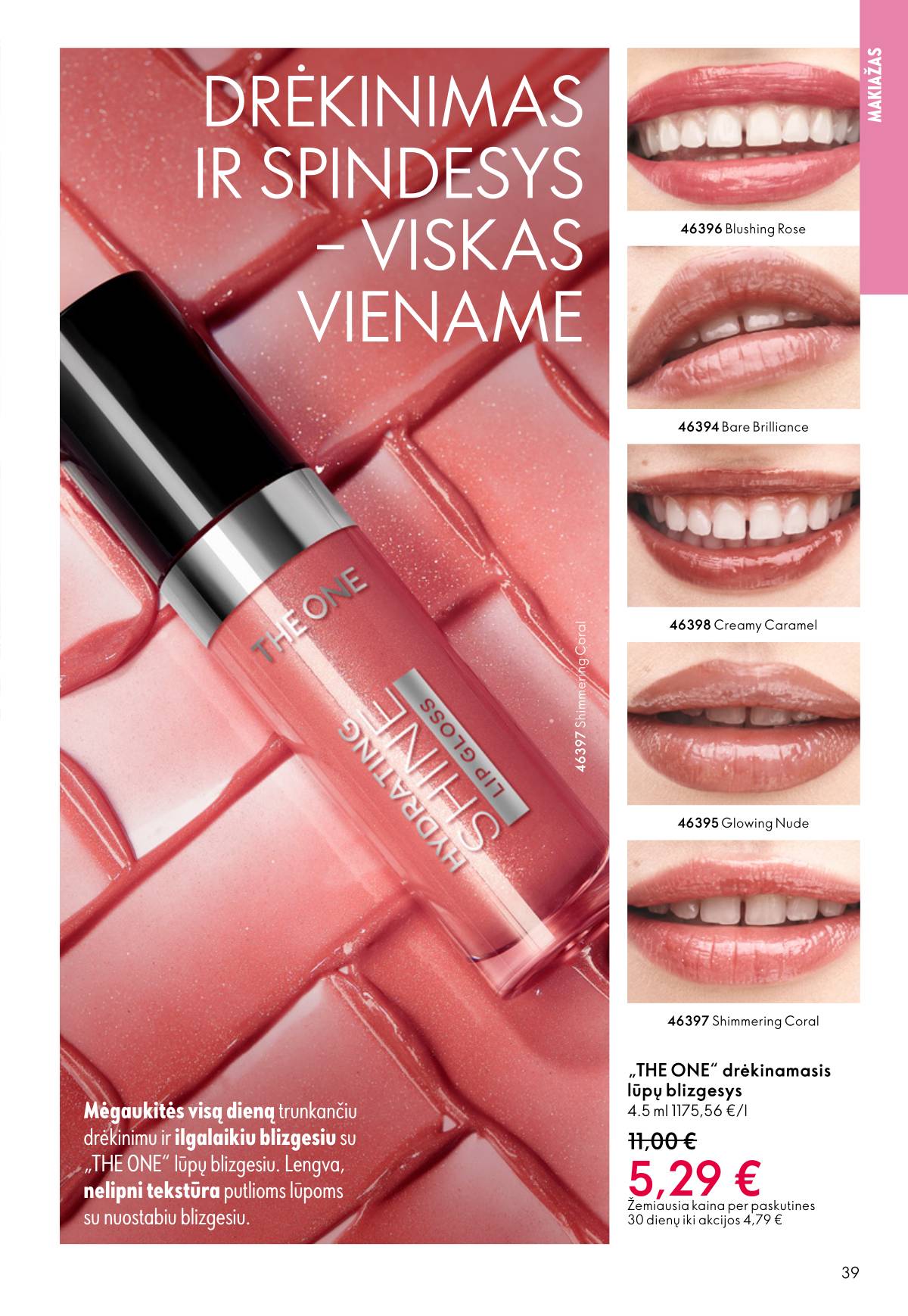 Oriflame - Oriflame akcijų katalogas 39 puslapis
