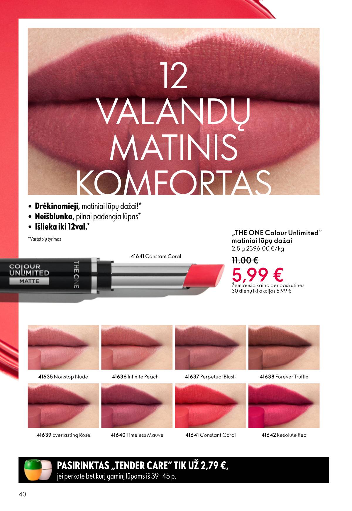 Oriflame - Oriflame akcijų katalogas 40 puslapis