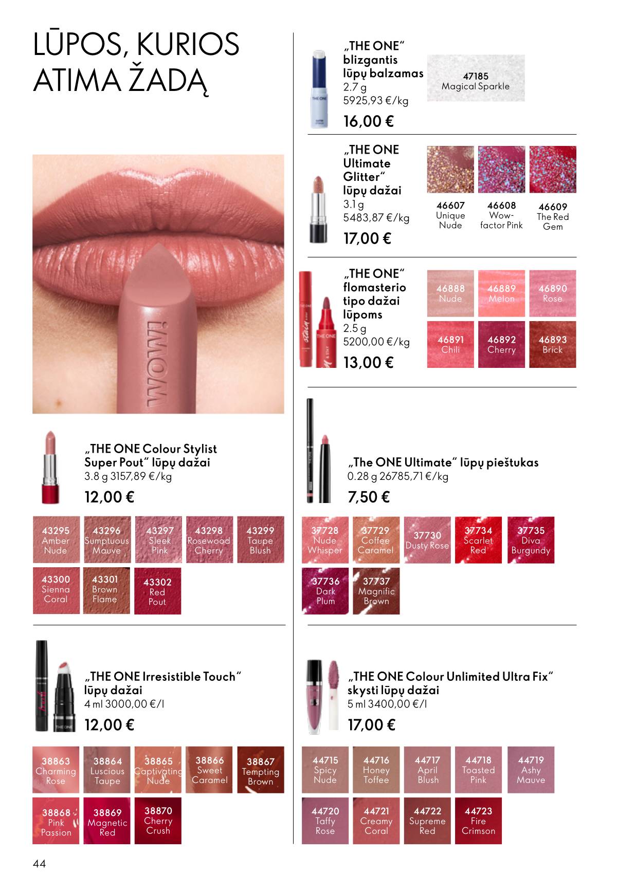 Oriflame - Oriflame akcijų katalogas 44 puslapis