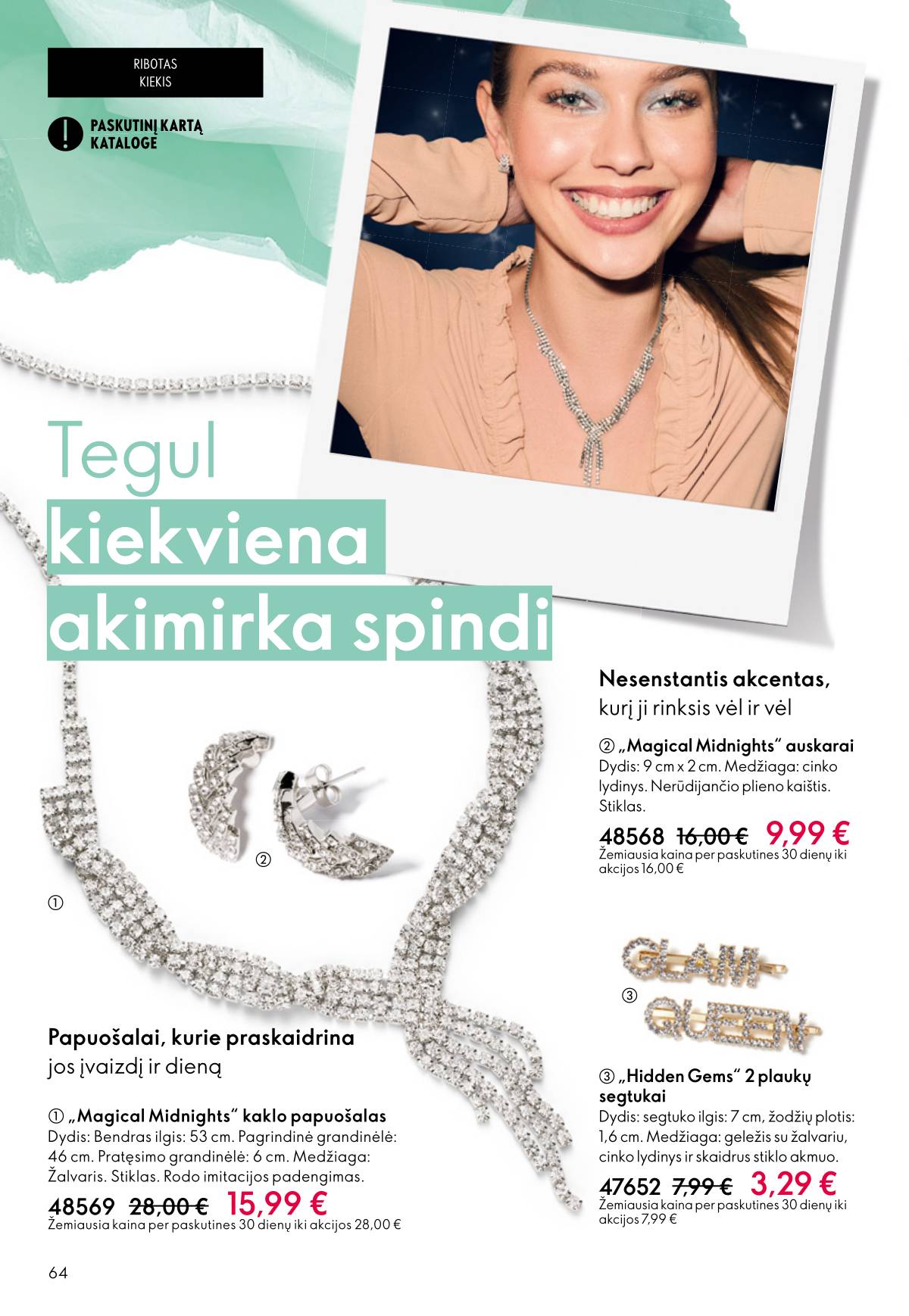 Oriflame - Oriflame akcijų katalogas 64 puslapis