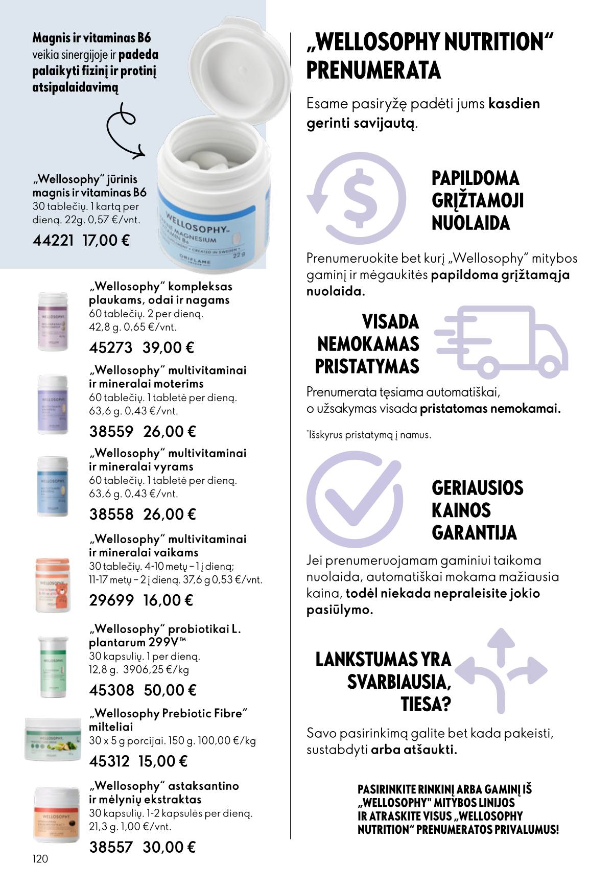 Oriflame - Oriflame akcijų katalogas 120 puslapis