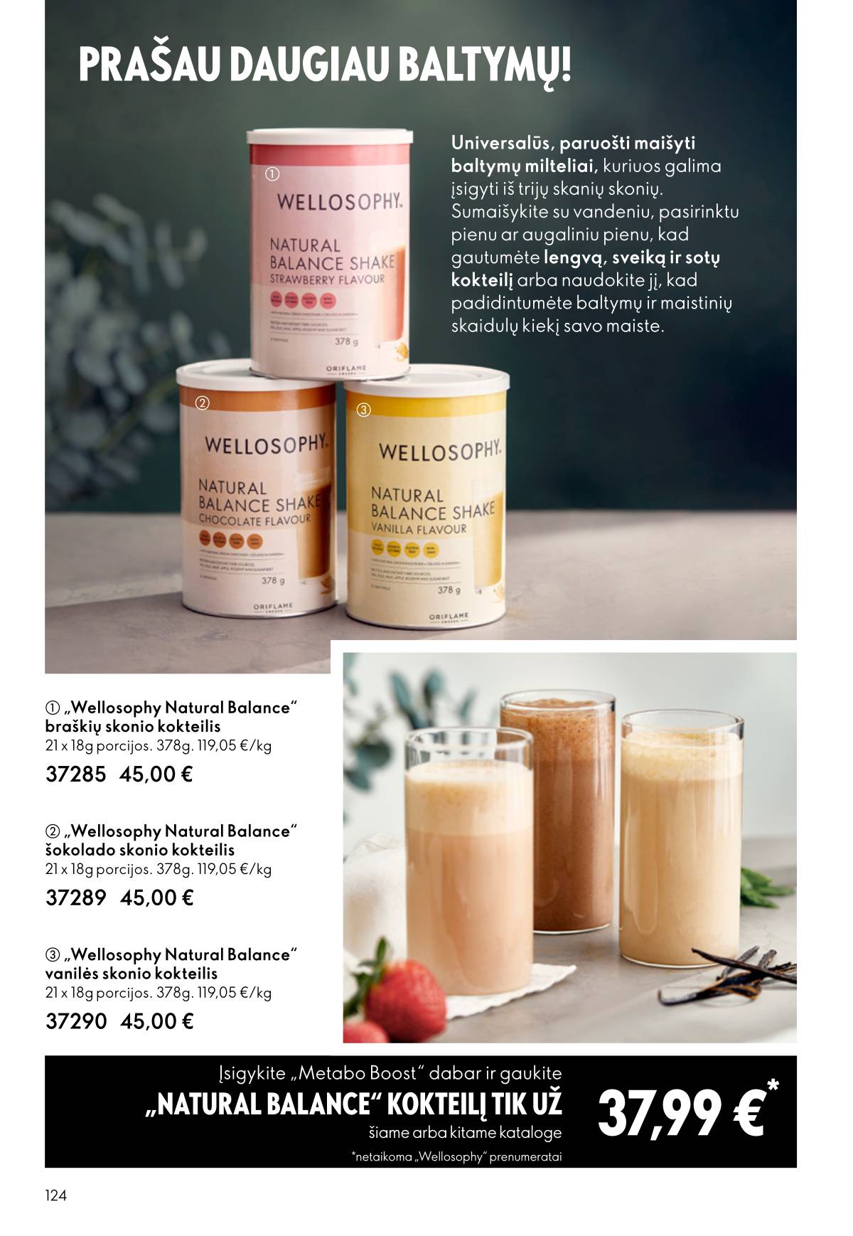 Oriflame - Oriflame akcijų katalogas 124 puslapis