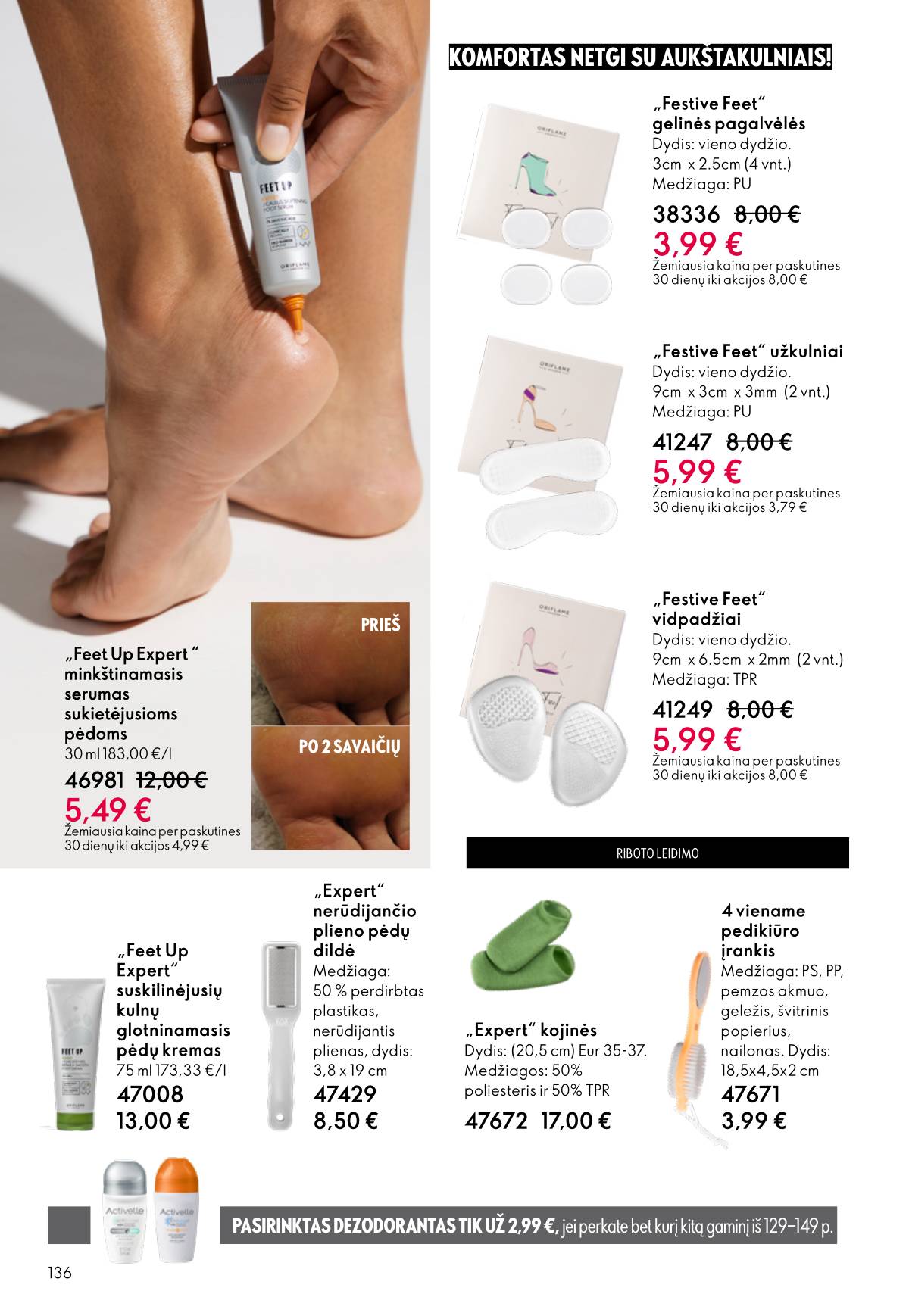 Oriflame - Oriflame akcijų katalogas 136 puslapis