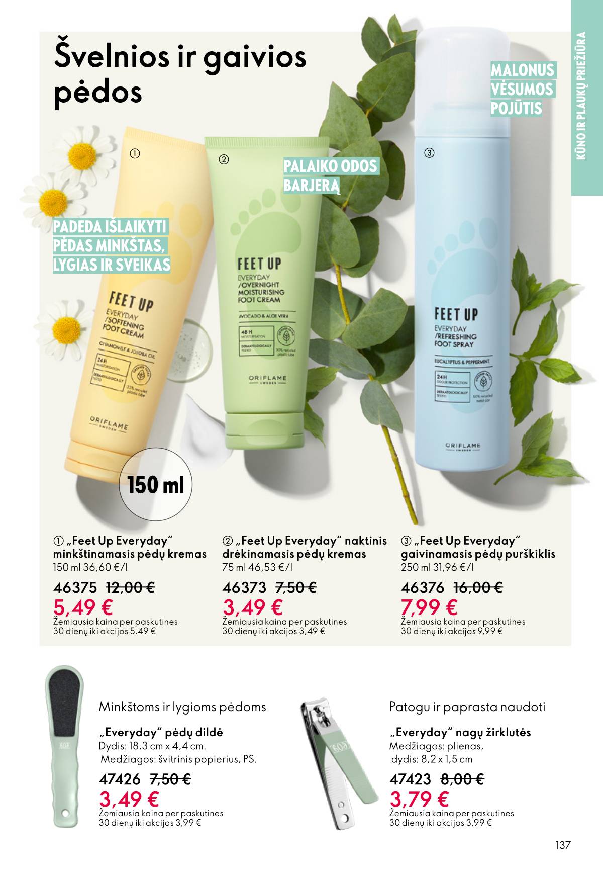 Oriflame - Oriflame akcijų katalogas 137 puslapis