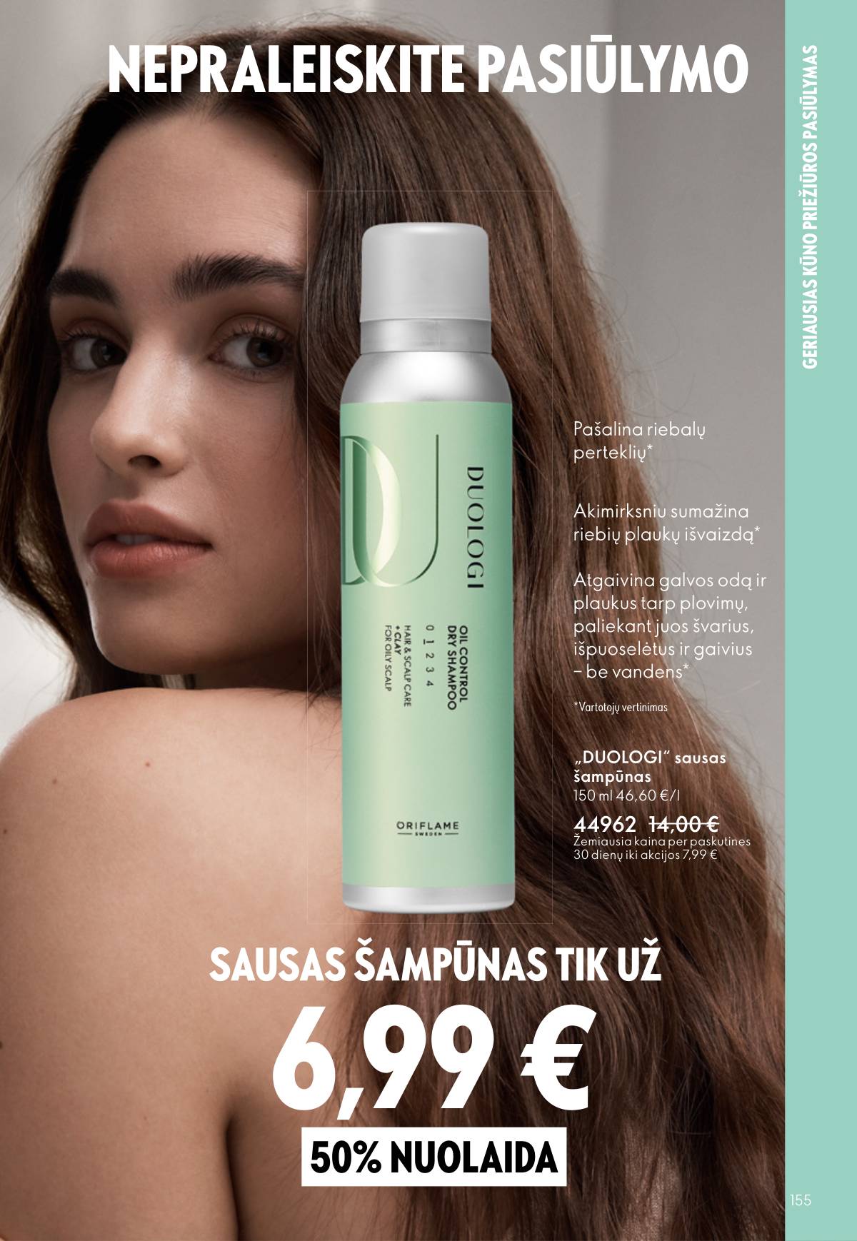 Oriflame - Oriflame akcijų katalogas 155 puslapis