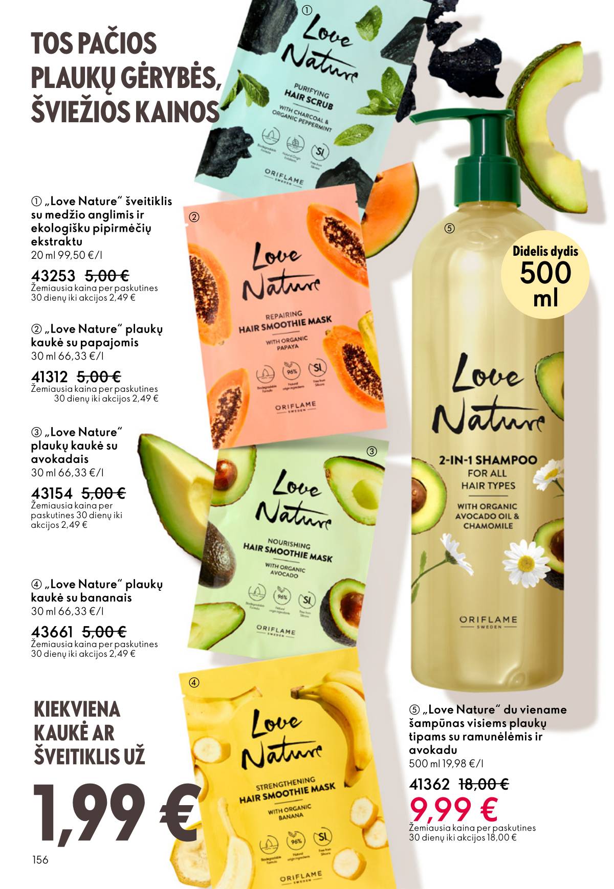 Oriflame - Oriflame akcijų katalogas 156 puslapis