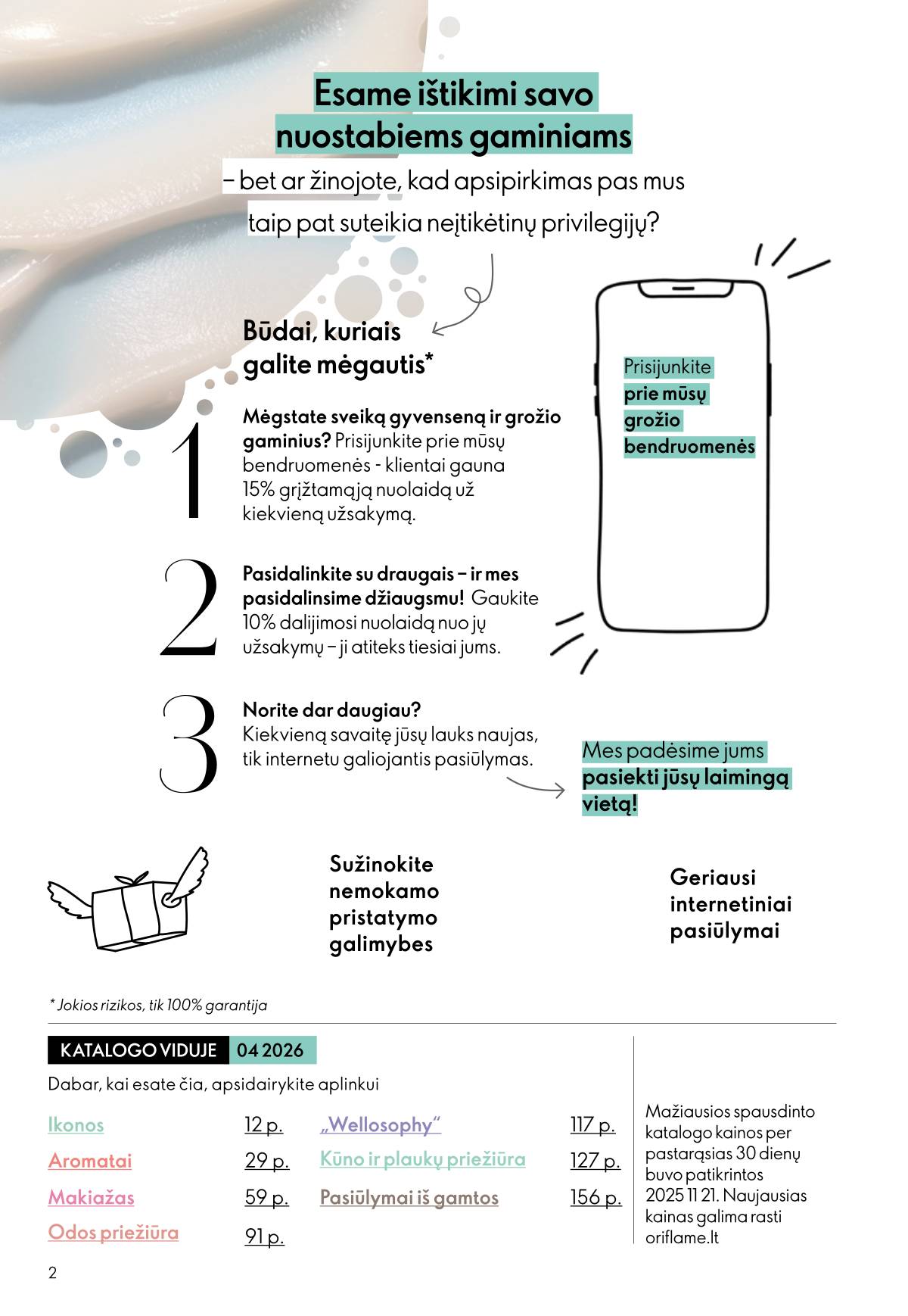 Oriflame - Oriflame akcijų katalogas 2 puslapis