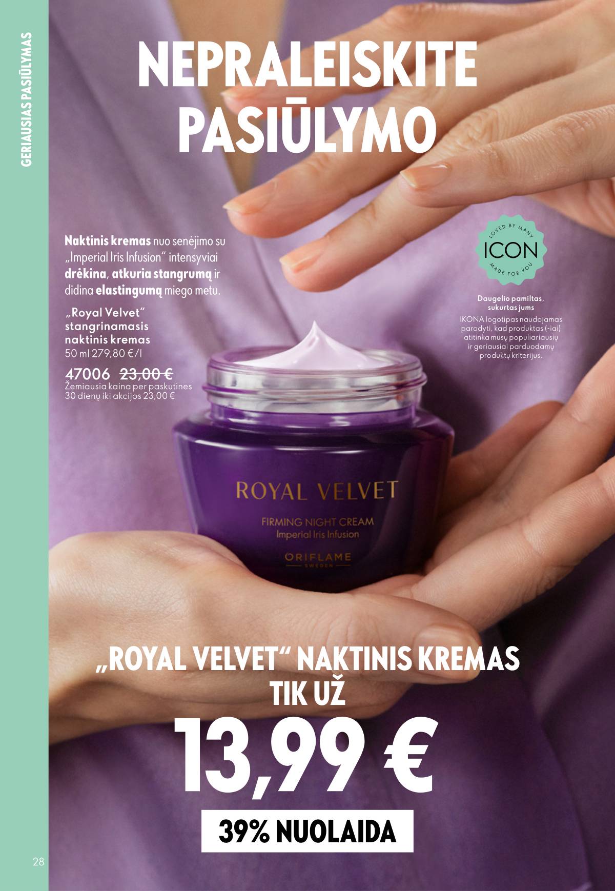Oriflame - Oriflame akcijų katalogas 28 puslapis