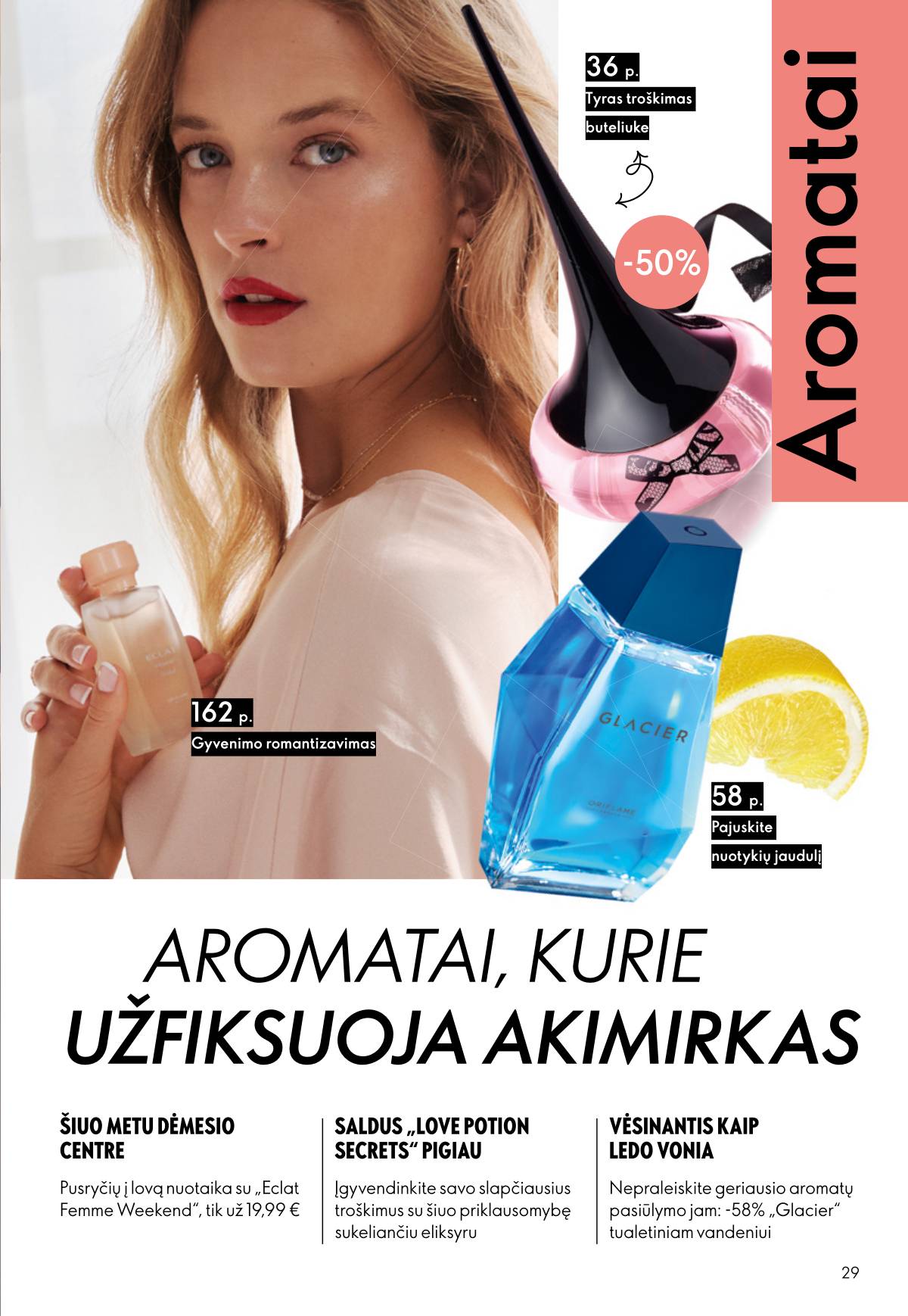 Oriflame - Oriflame akcijų katalogas 29 puslapis
