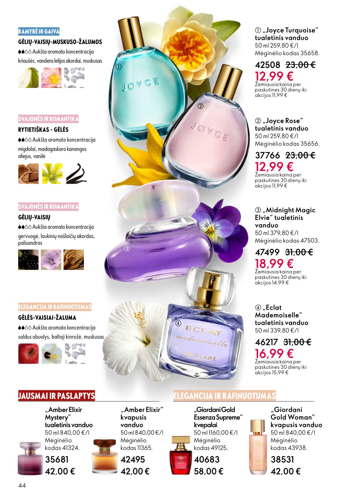 Oriflame - Oriflame akcijų katalogas 44 puslapis