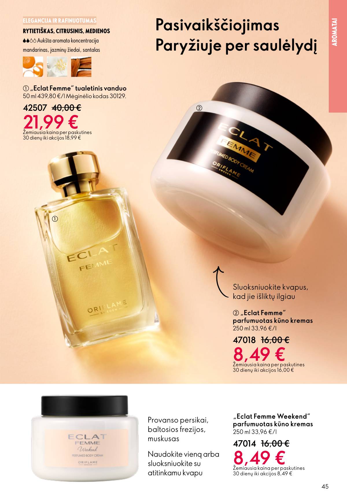 Oriflame - Oriflame akcijų katalogas 45 puslapis