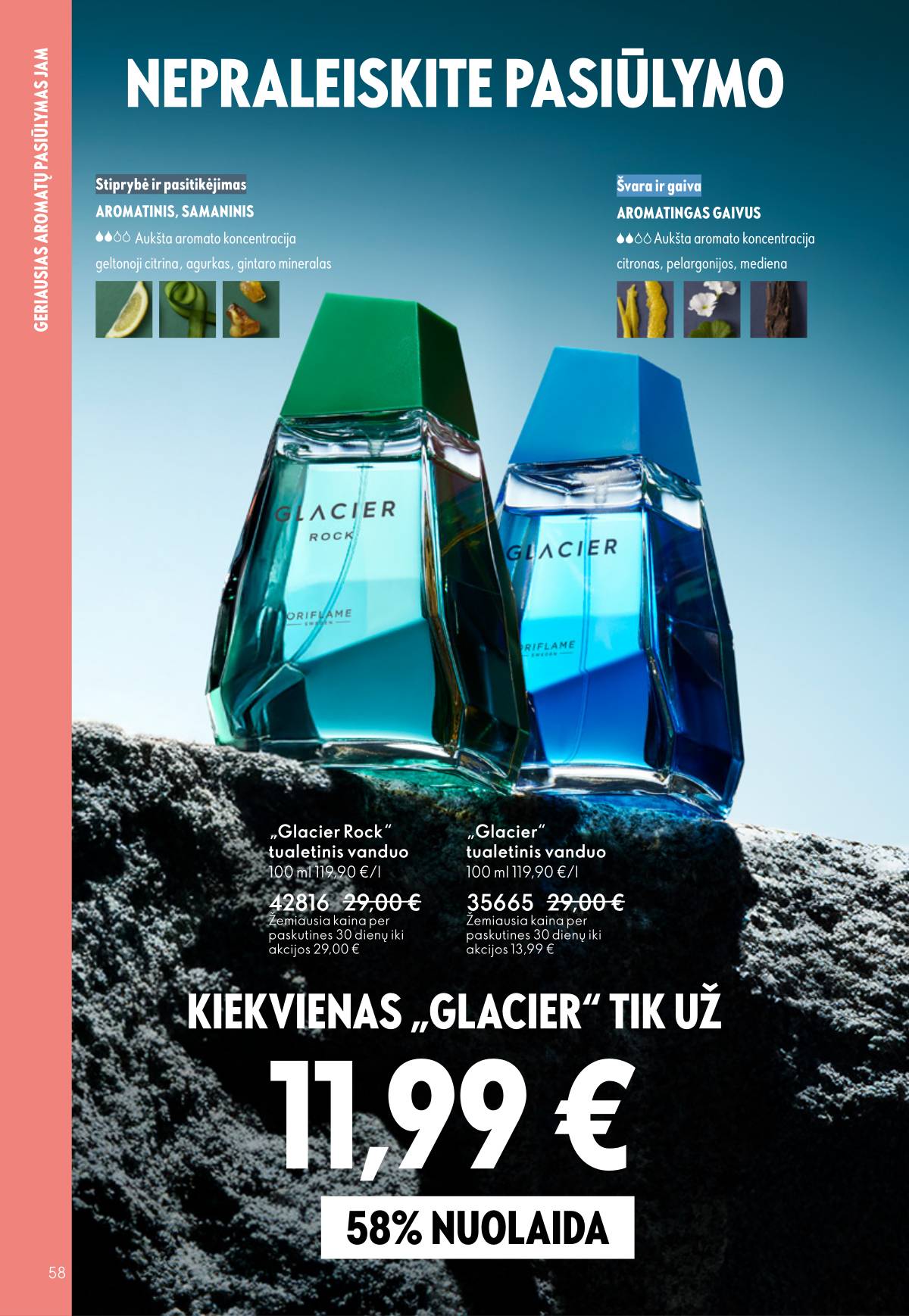 Oriflame - Oriflame akcijų katalogas 58 puslapis