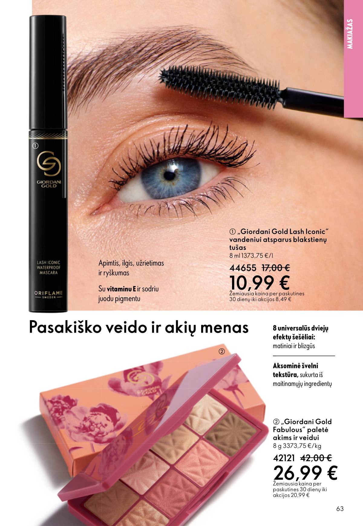 Oriflame - Oriflame akcijų katalogas 63 puslapis