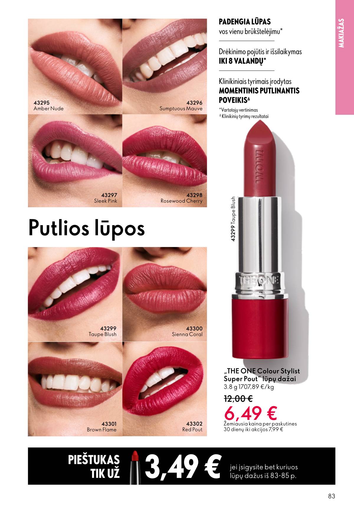 Oriflame - Oriflame akcijų katalogas 83 puslapis
