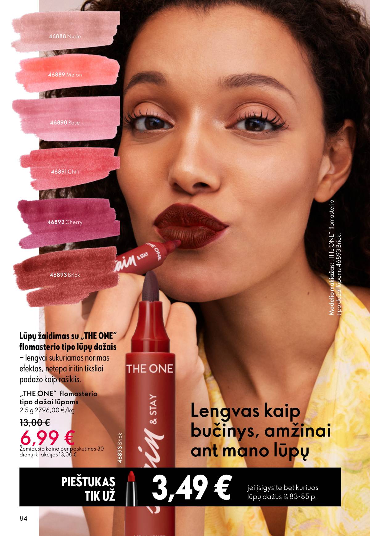 Oriflame - Oriflame akcijų katalogas 84 puslapis