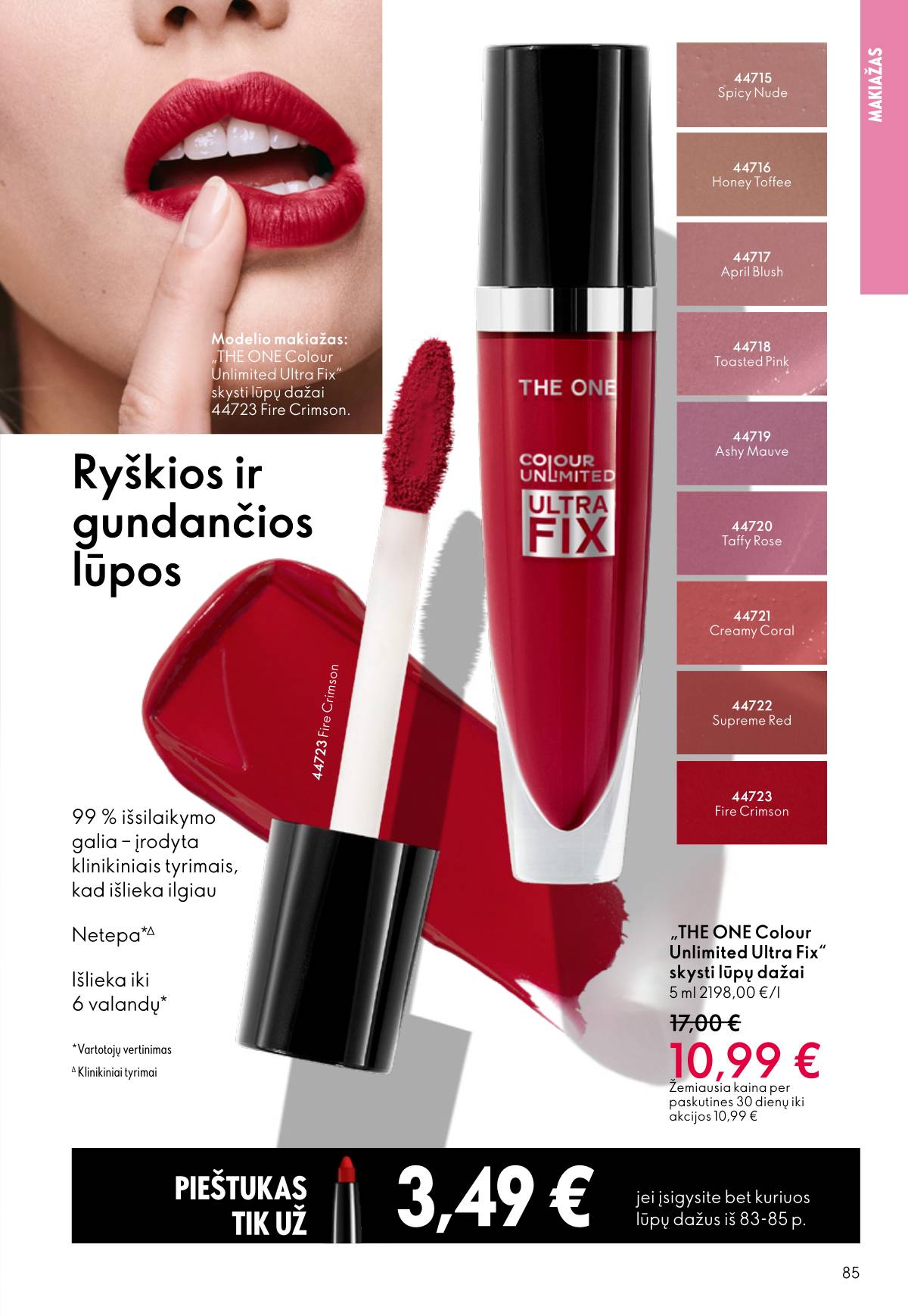 Oriflame - Oriflame akcijų katalogas 85 puslapis