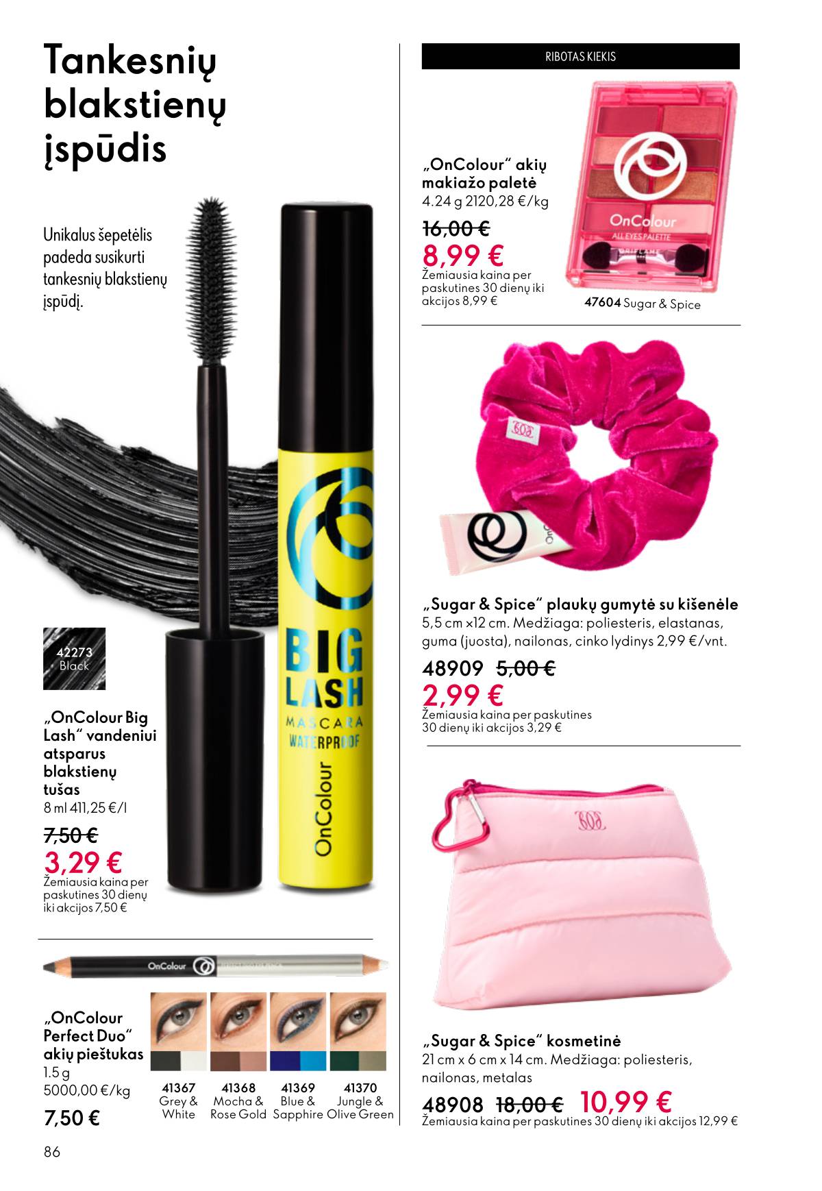 Oriflame - Oriflame akcijų katalogas 86 puslapis