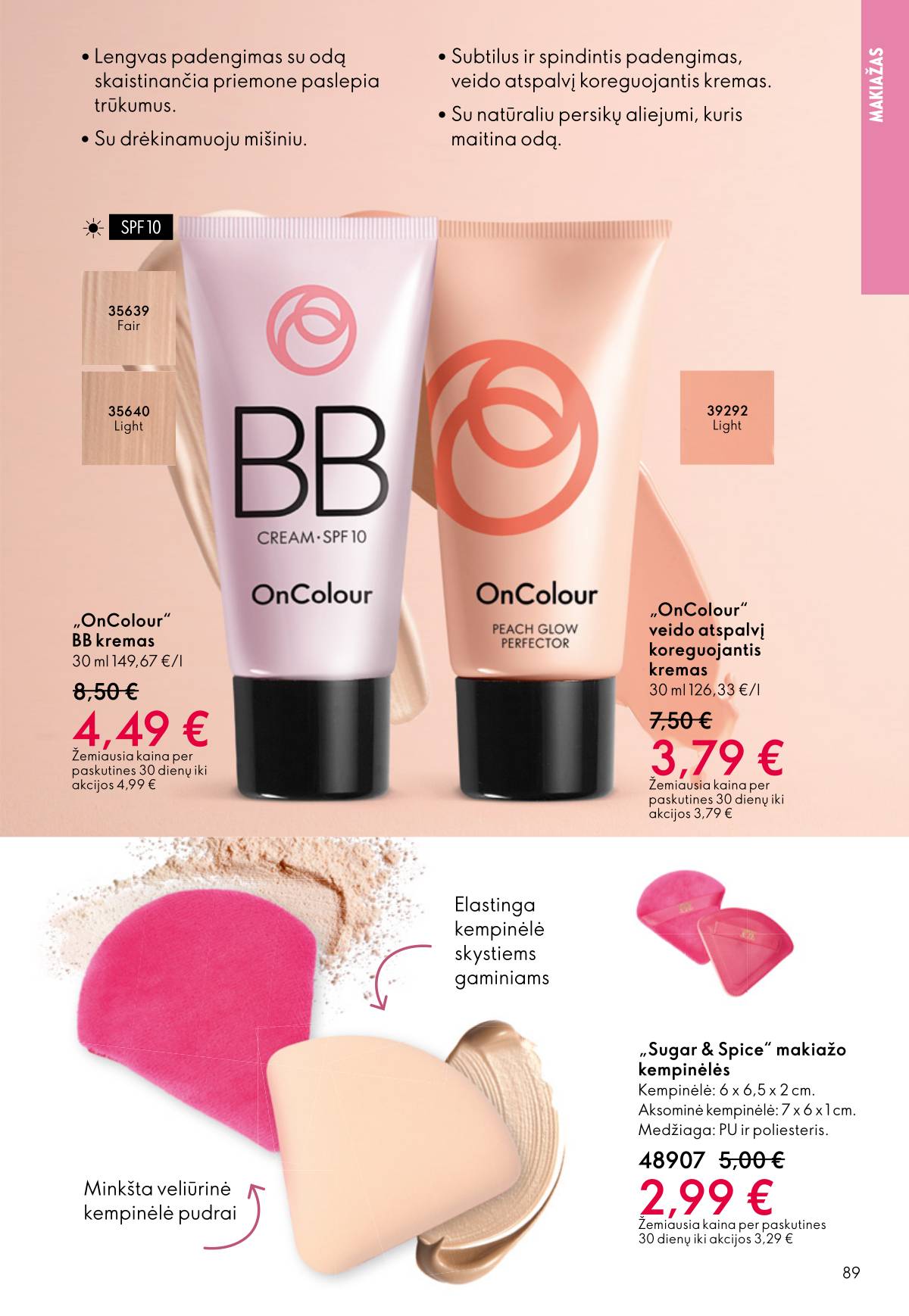 Oriflame - Oriflame akcijų katalogas 89 puslapis