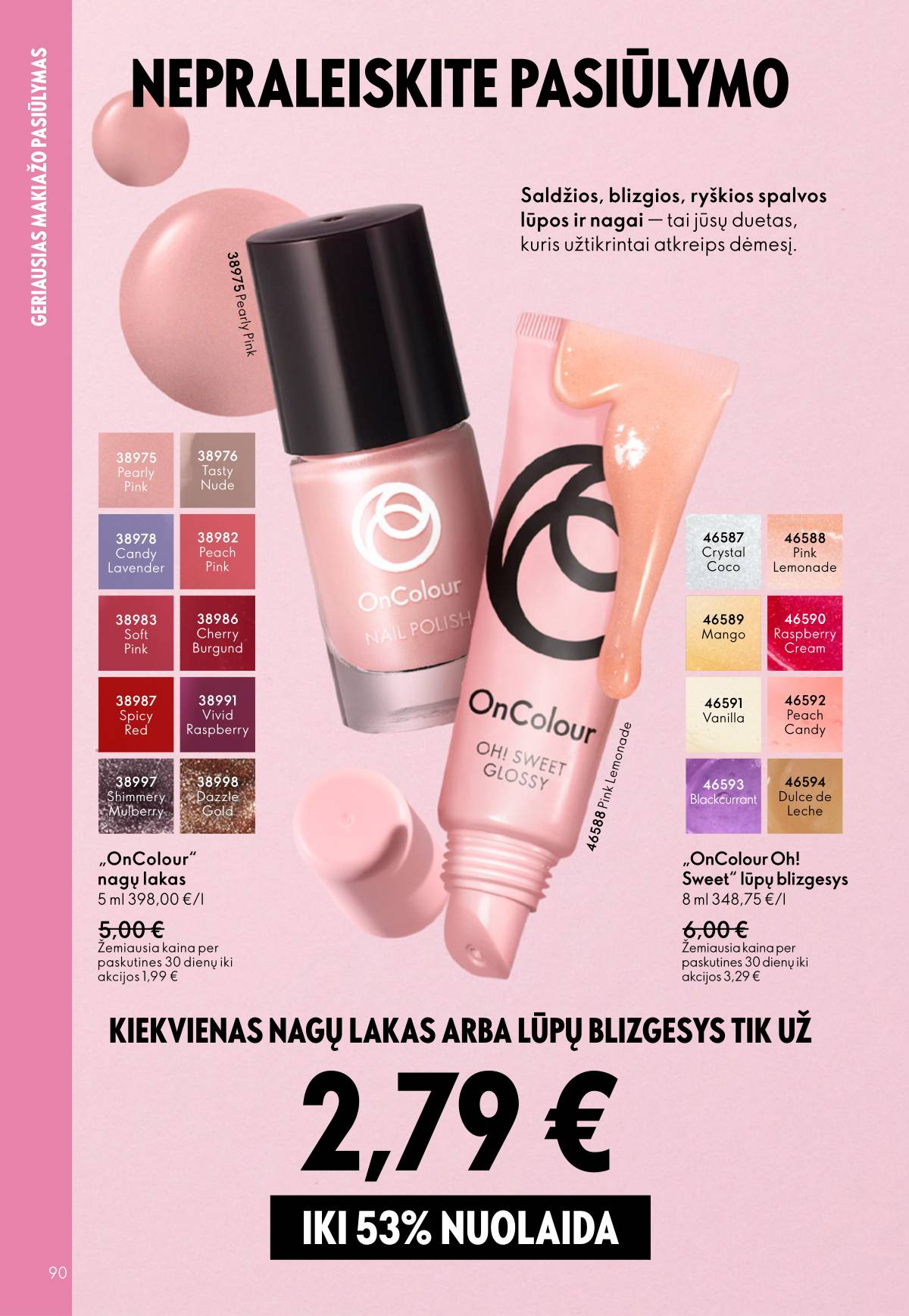 Oriflame - Oriflame akcijų katalogas 90 puslapis