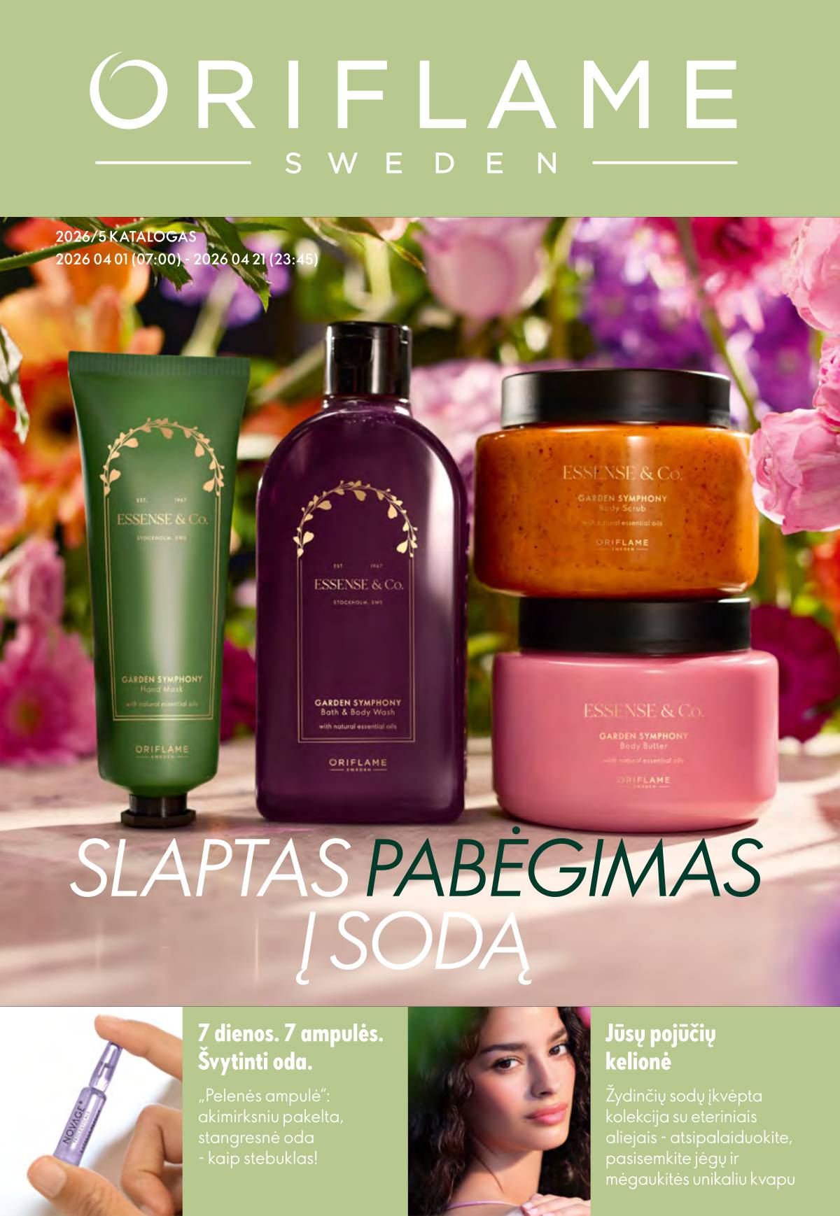 Oriflame - Oriflame akcijų katalogas 1 puslapis