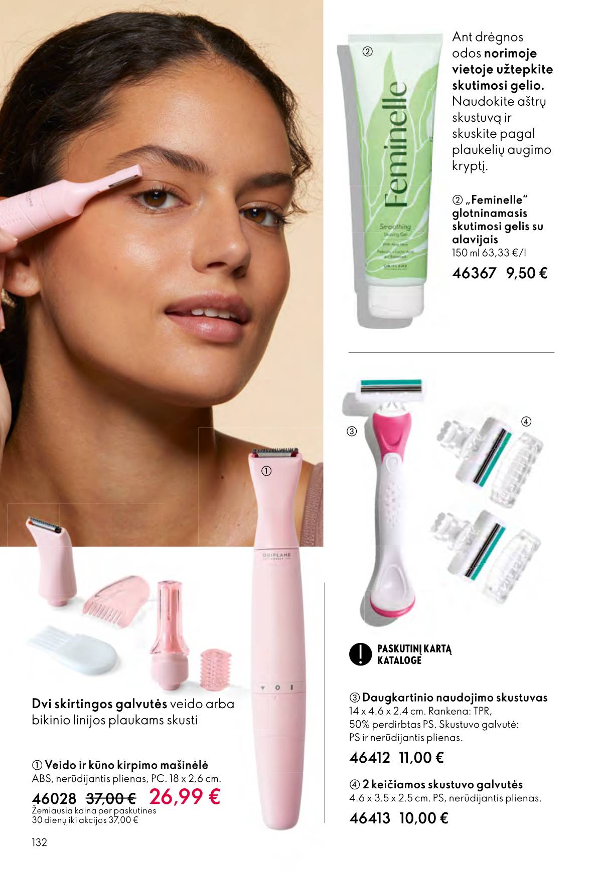 Oriflame - Oriflame akcijų katalogas 132 puslapis