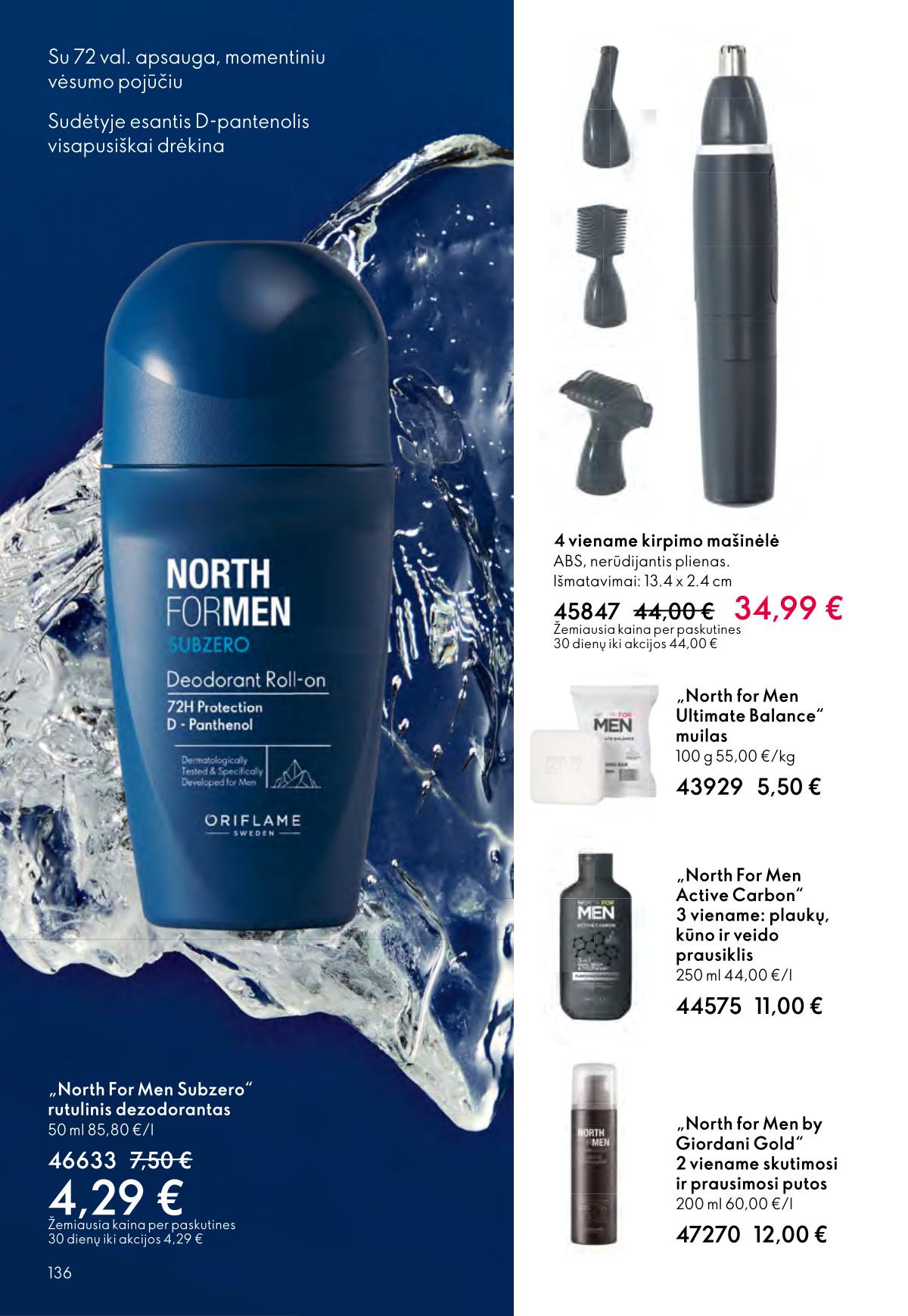 Oriflame - Oriflame akcijų katalogas 136 puslapis