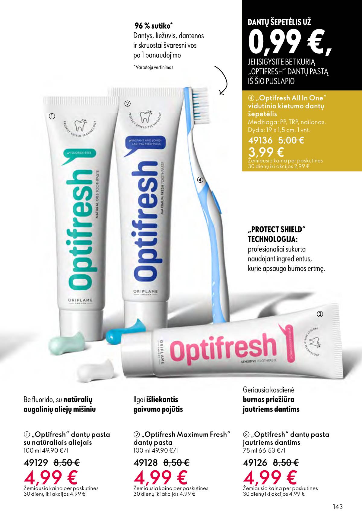 Oriflame - Oriflame akcijų katalogas 143 puslapis