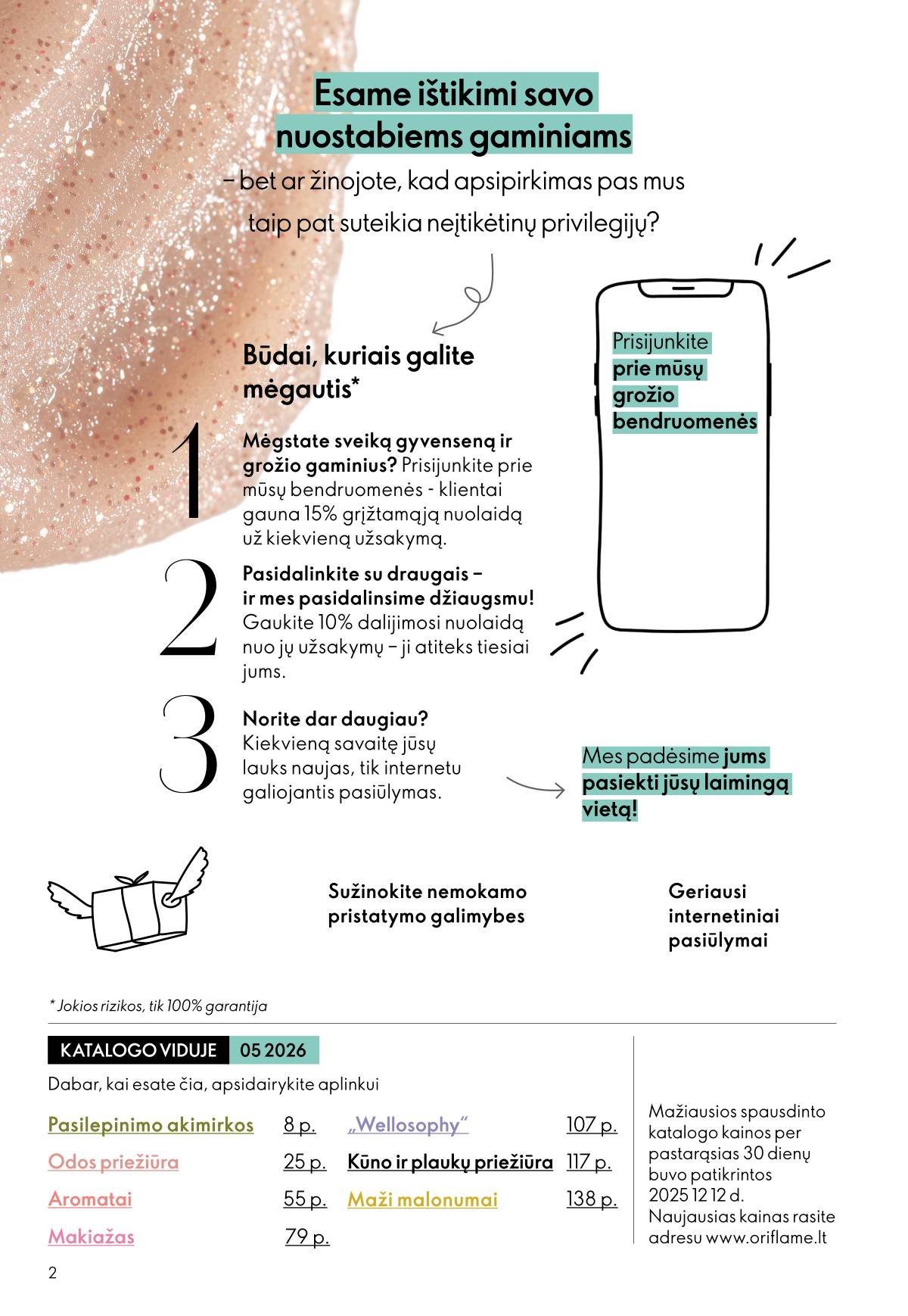 Oriflame - Oriflame akcijų katalogas 2 puslapis