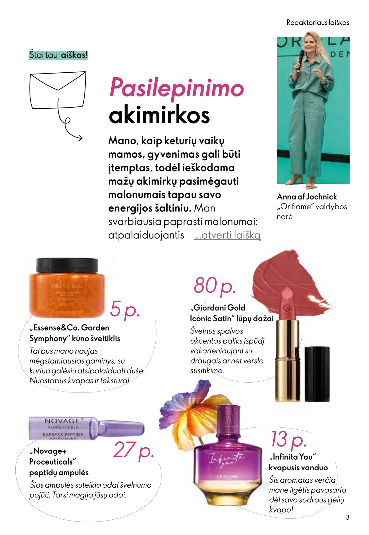 Oriflame - Oriflame akcijų katalogas 3 puslapis