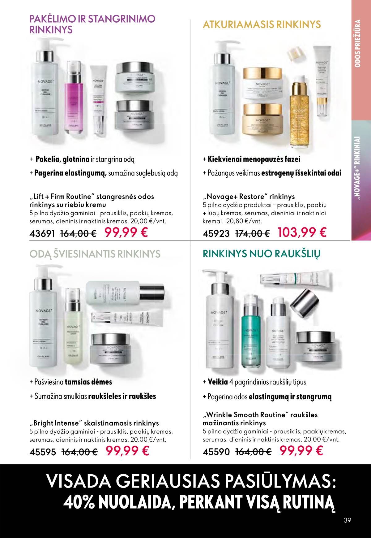 Oriflame - Oriflame akcijų katalogas 39 puslapis