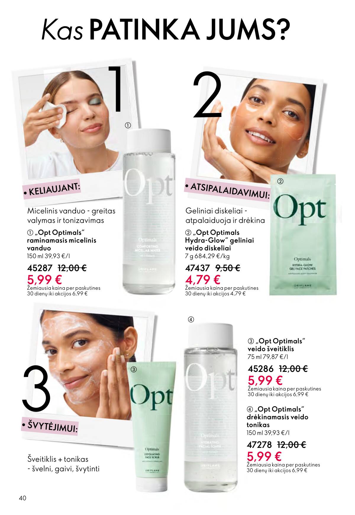 Oriflame - Oriflame akcijų katalogas 40 puslapis