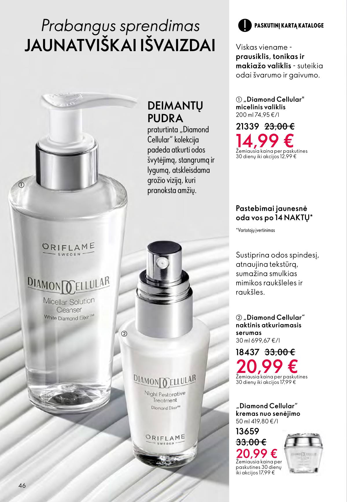 Oriflame - Oriflame akcijų katalogas 46 puslapis