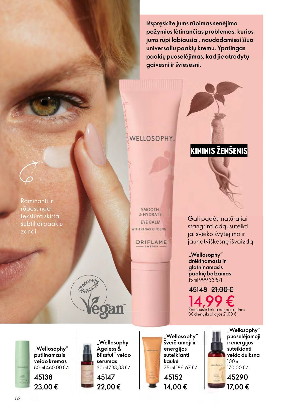 Oriflame - Oriflame akcijų katalogas 52 puslapis